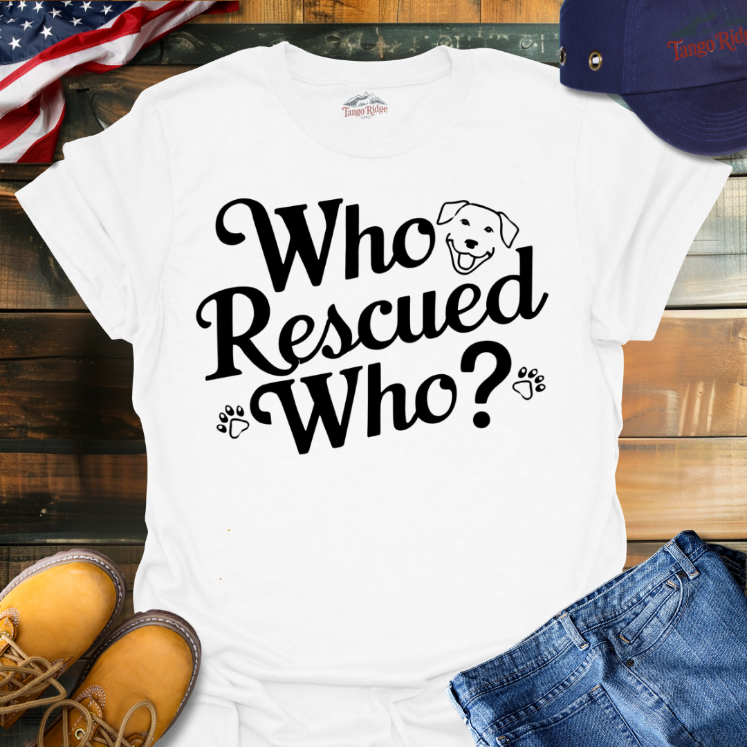 Who Rescued Who? | Unisex T-shirt