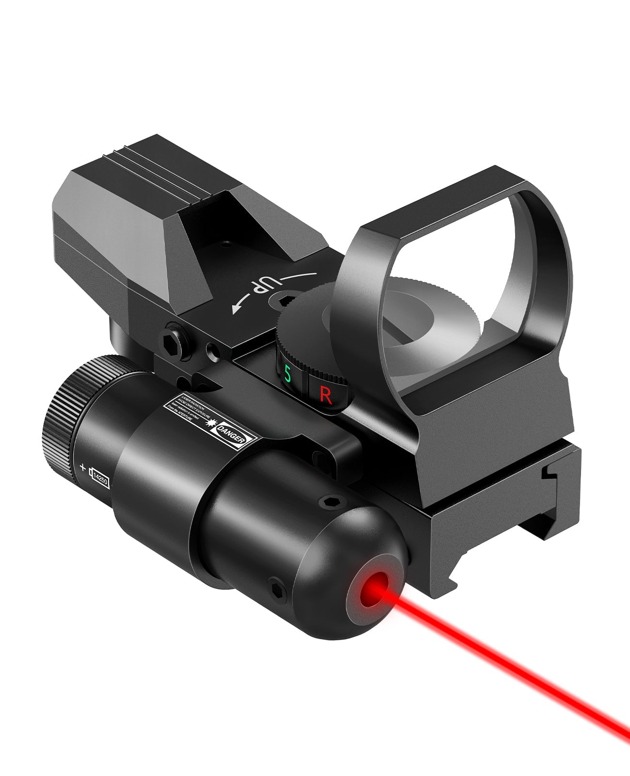 1X22X33 Red Dot Sight with Laser and 4 Reticle Options – Wide Field of View 0