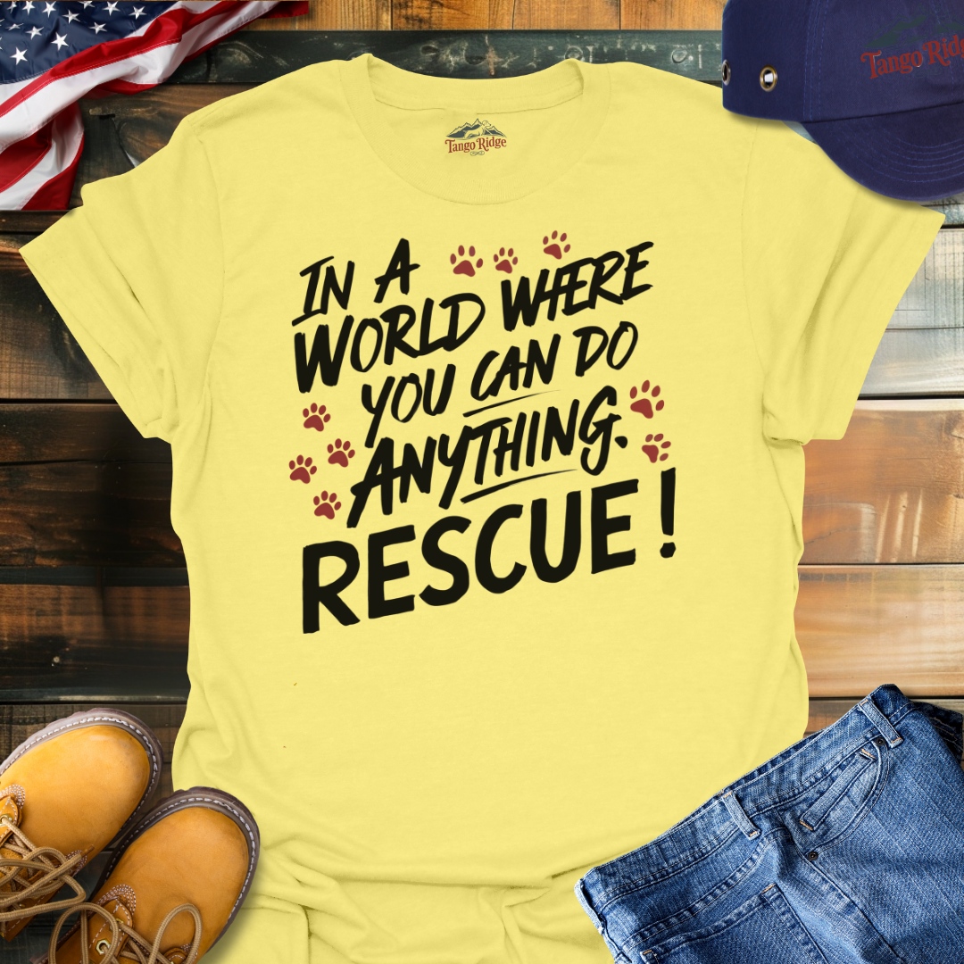 In a World Where You Can Do Anything, Rescue | Unisex T-shirt