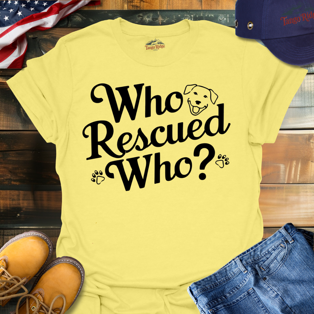 Who Rescued Who? | Unisex T-shirt