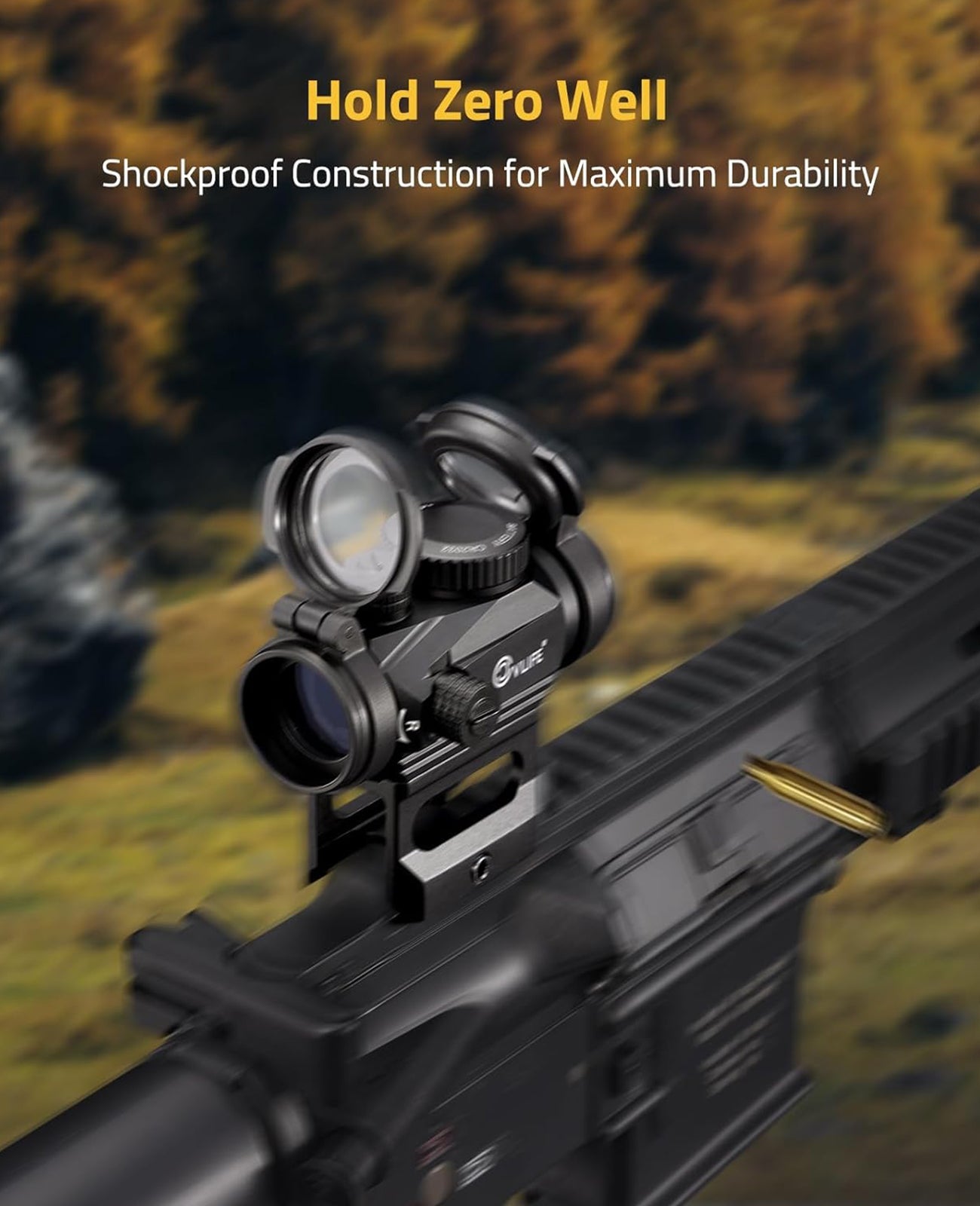 1x20mm Red Dot Sight with 2 MOA Dot, 12 Brightness Levels, Waterproof and Durable Design for Accurate Targeting 4