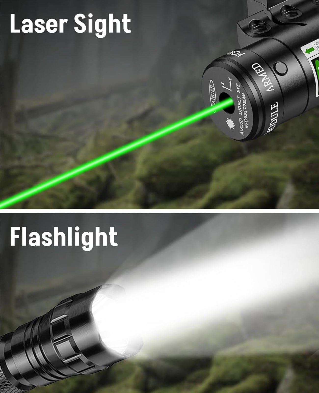 2.5-10X40 AO Rifle Scope Combo with Red Dot Sight, Green Laser, Flashlight – Adjustable Reticle, Waterproof, Easy Mounting 6