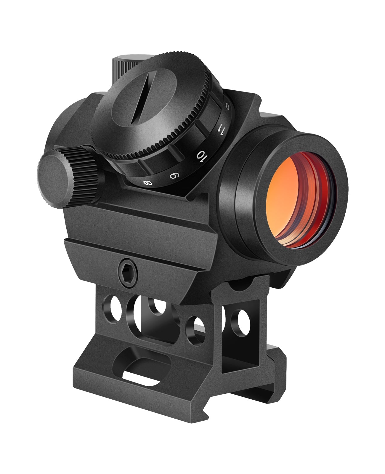 2MOA Red Dot Sight 1x25mm Waterproof Scope with Adjustable Brightness – Shockproof Design for Enhanced Target Acquisition 0