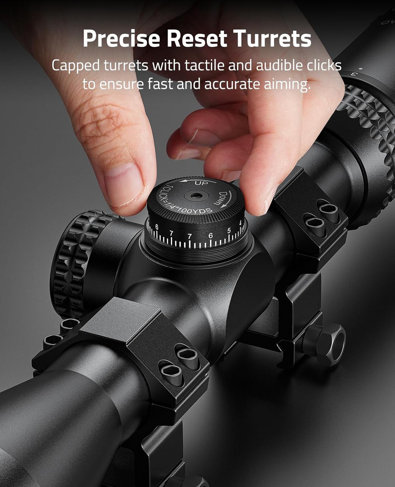 3-9x40 AO Scope with Fully Multicoated Lens, Adjustable Parallax, Shockproof and Waterproof Design 5