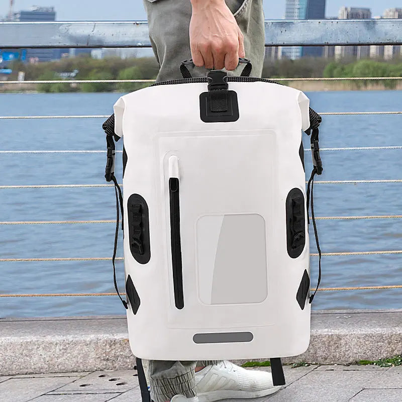 30L Waterproof Backpack for Outdoor Activities – Durable PVC Drift Bag for Swimming, Rafting, and Kayaking 1