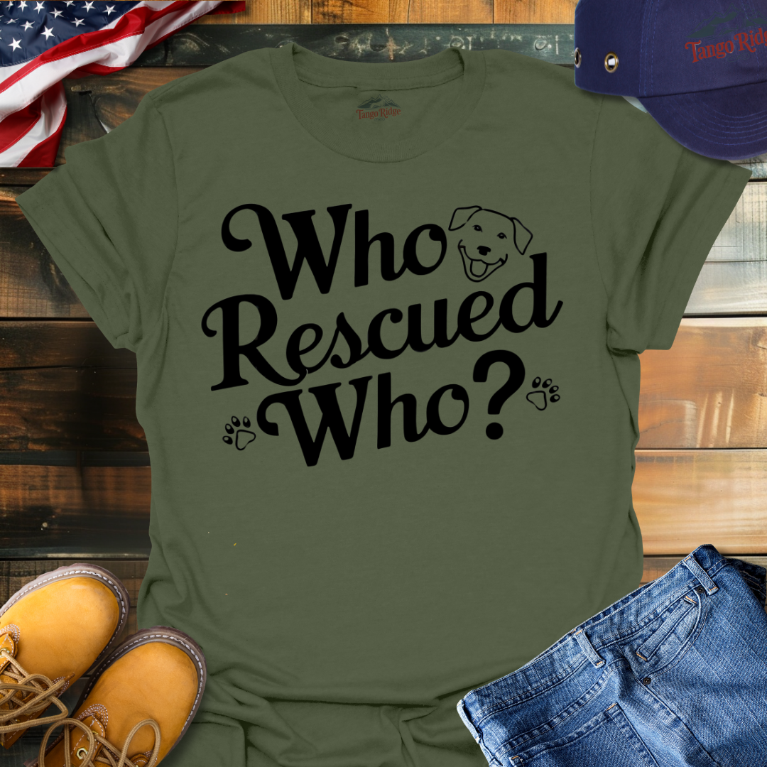 Who Rescued Who? | Unisex T-shirt