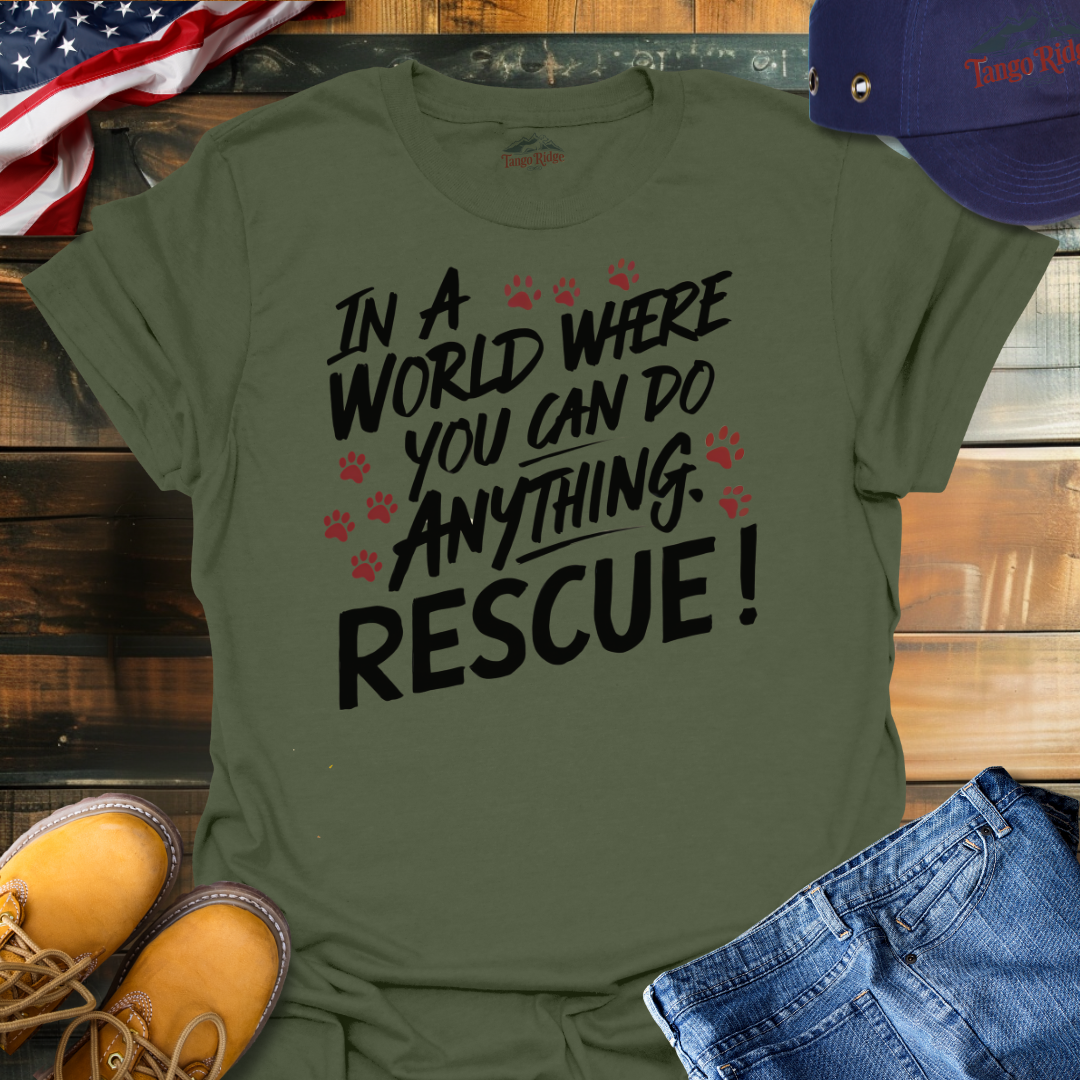 In a World Where You Can Do Anything, Rescue | Unisex T-shirt