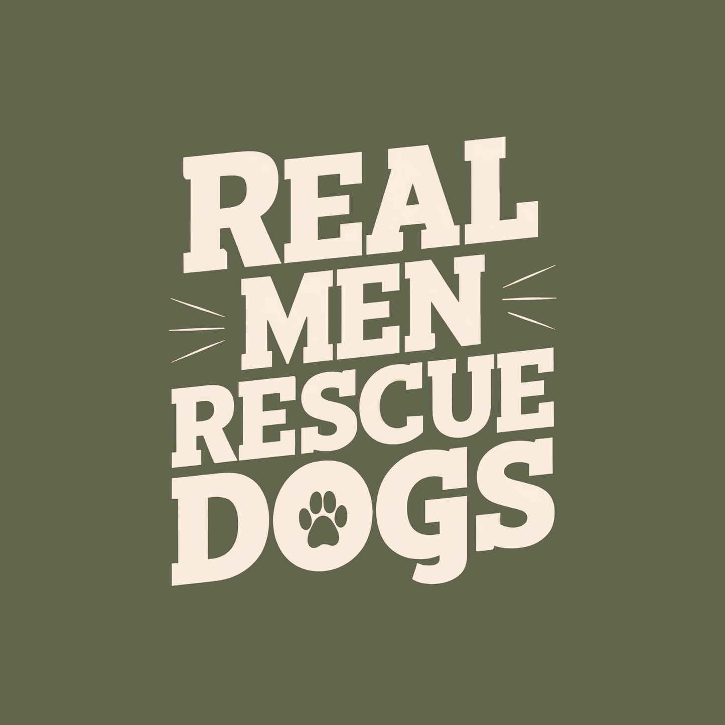 Real Men Rescue Dogs | Unisex T-shirt