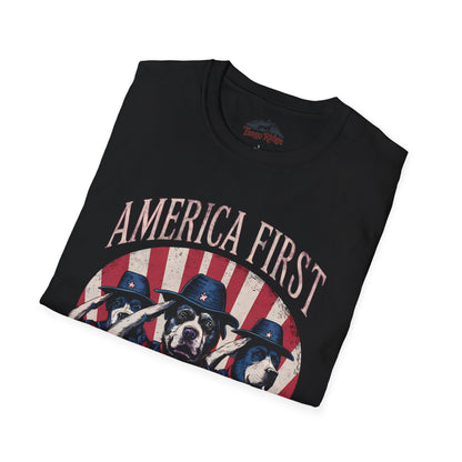 America First, Dogs First | Unisex T-shirt