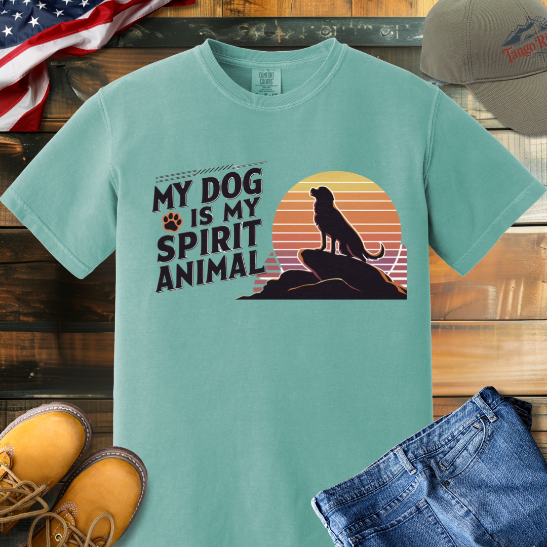 My Dog is My Spirit Animal Unisex Heavyweight T-shirt