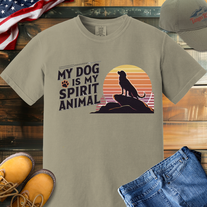 My Dog is My Spirit Animal Unisex Heavyweight T-shirt