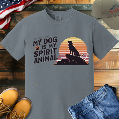 My Dog is My Spirit Animal Unisex Heavyweight T-shirt