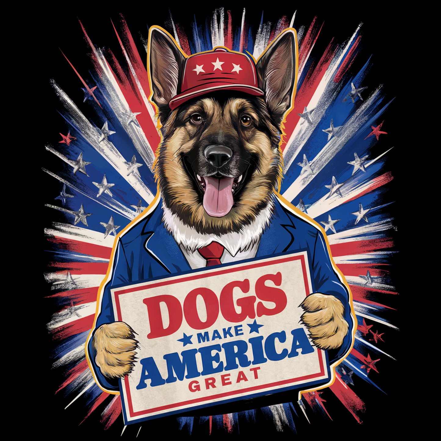 Dogs Make America Great | Unisex T-shirt