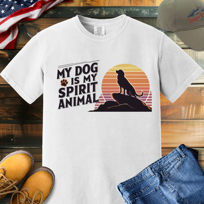 My Dog is My Spirit Animal Unisex Heavyweight T-shirt