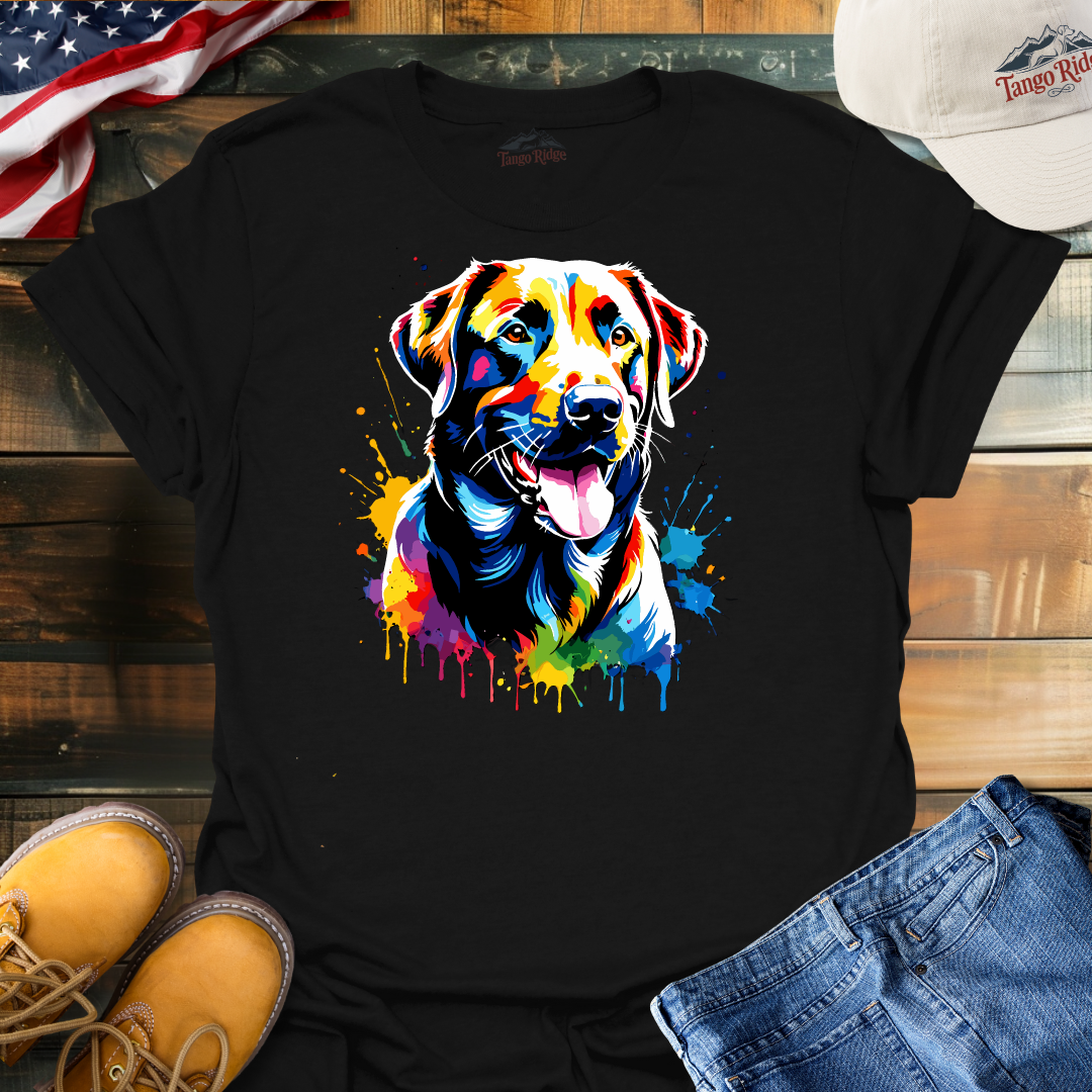 Labrador Vibes | Labrador Retriever Watercolor Print Unisex T-shirt