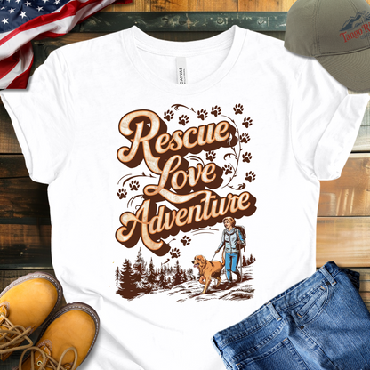 Rescue Love Adventure T-shirt | V2