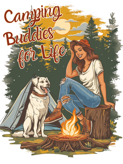 Camping Buddies for Life T-shirt