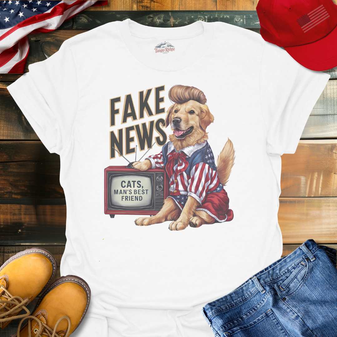 Fake News Cats Man's Best Friend | Unisex T-shirt