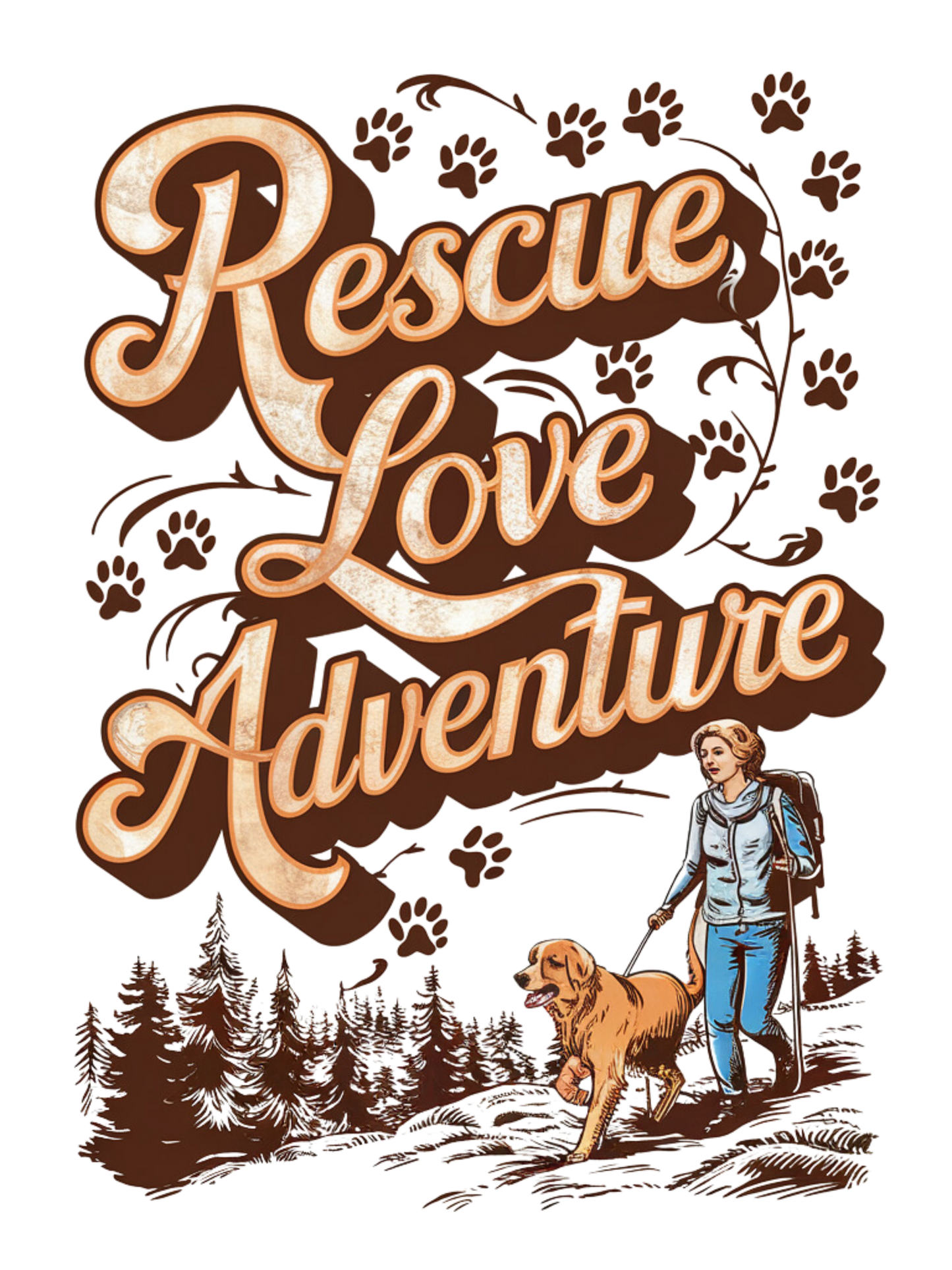 Rescue Love Adventure T-shirt | V2