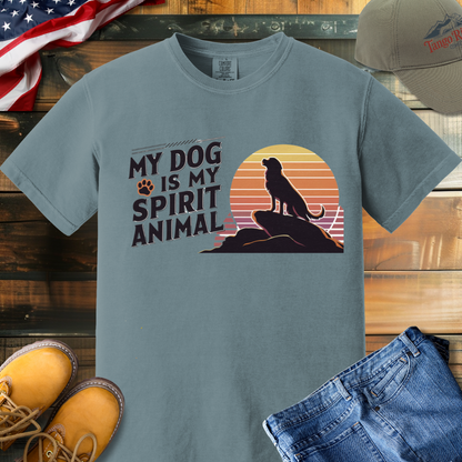 My Dog is My Spirit Animal Unisex Heavyweight T-shirt