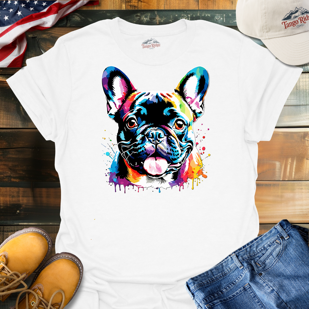 Fabulous Frenchie | French Bulldog Watercolor Print Unisex T-shirt