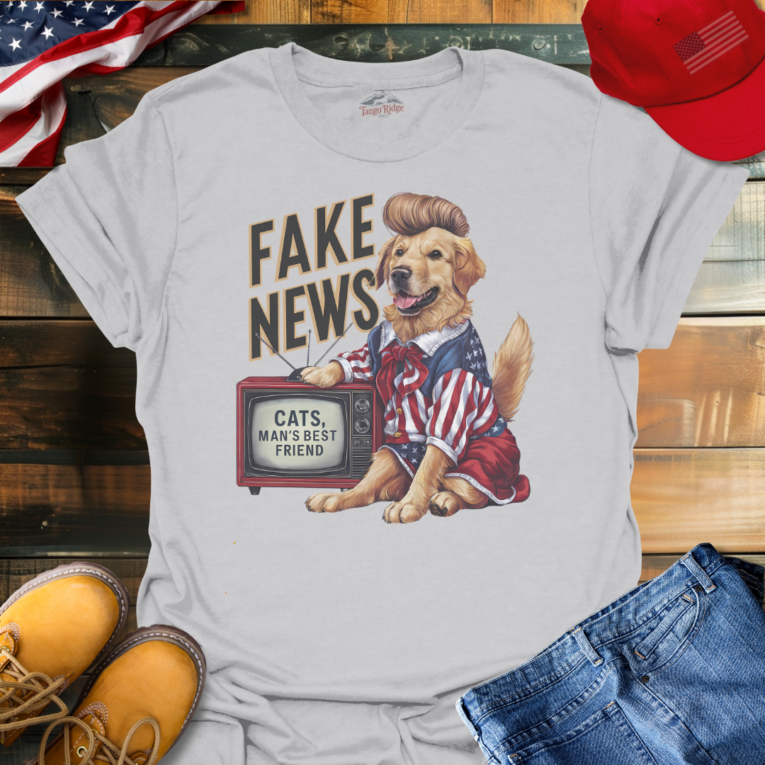 Fake News Cats Man's Best Friend | Unisex T-shirt