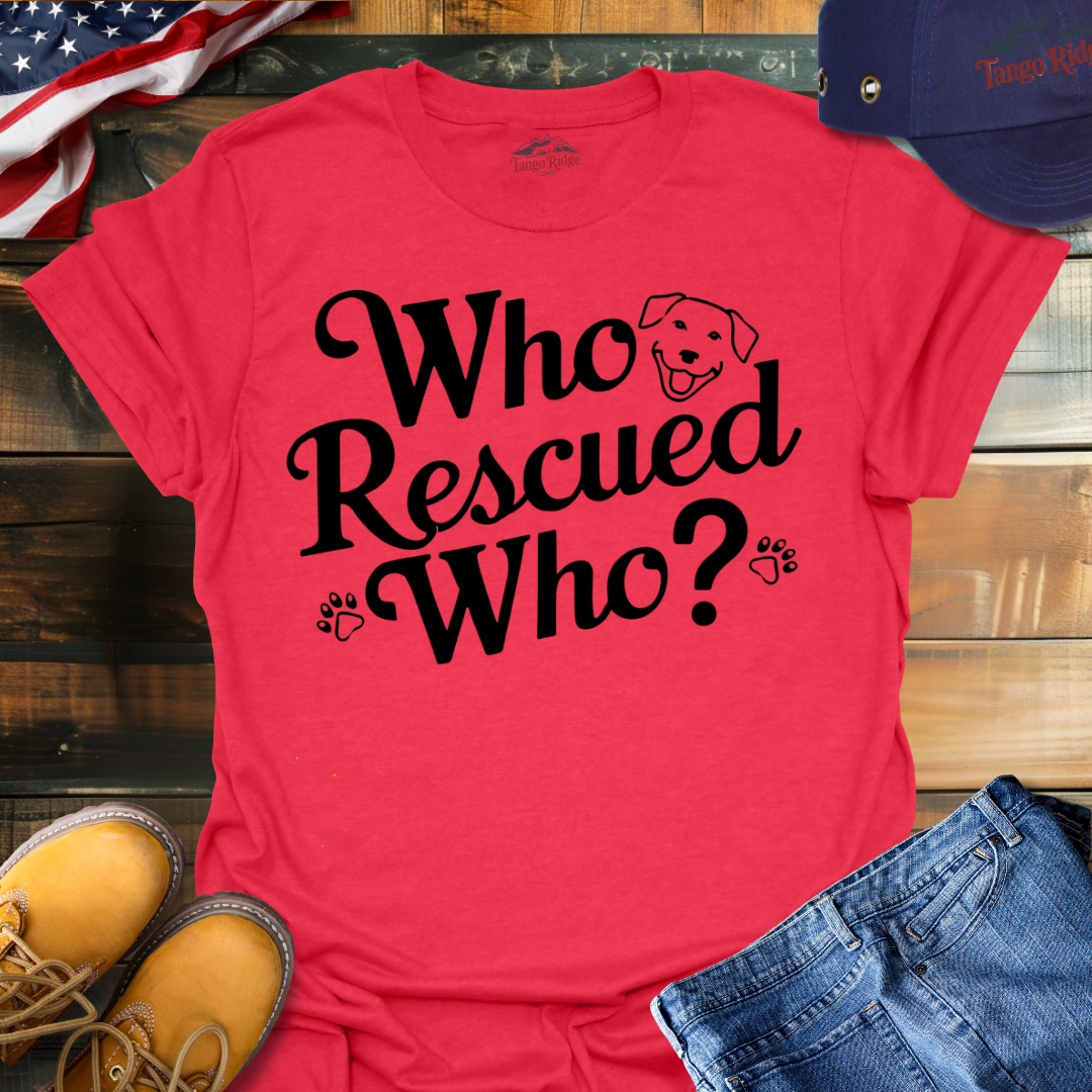 Who Rescued Who? | Unisex T-shirt