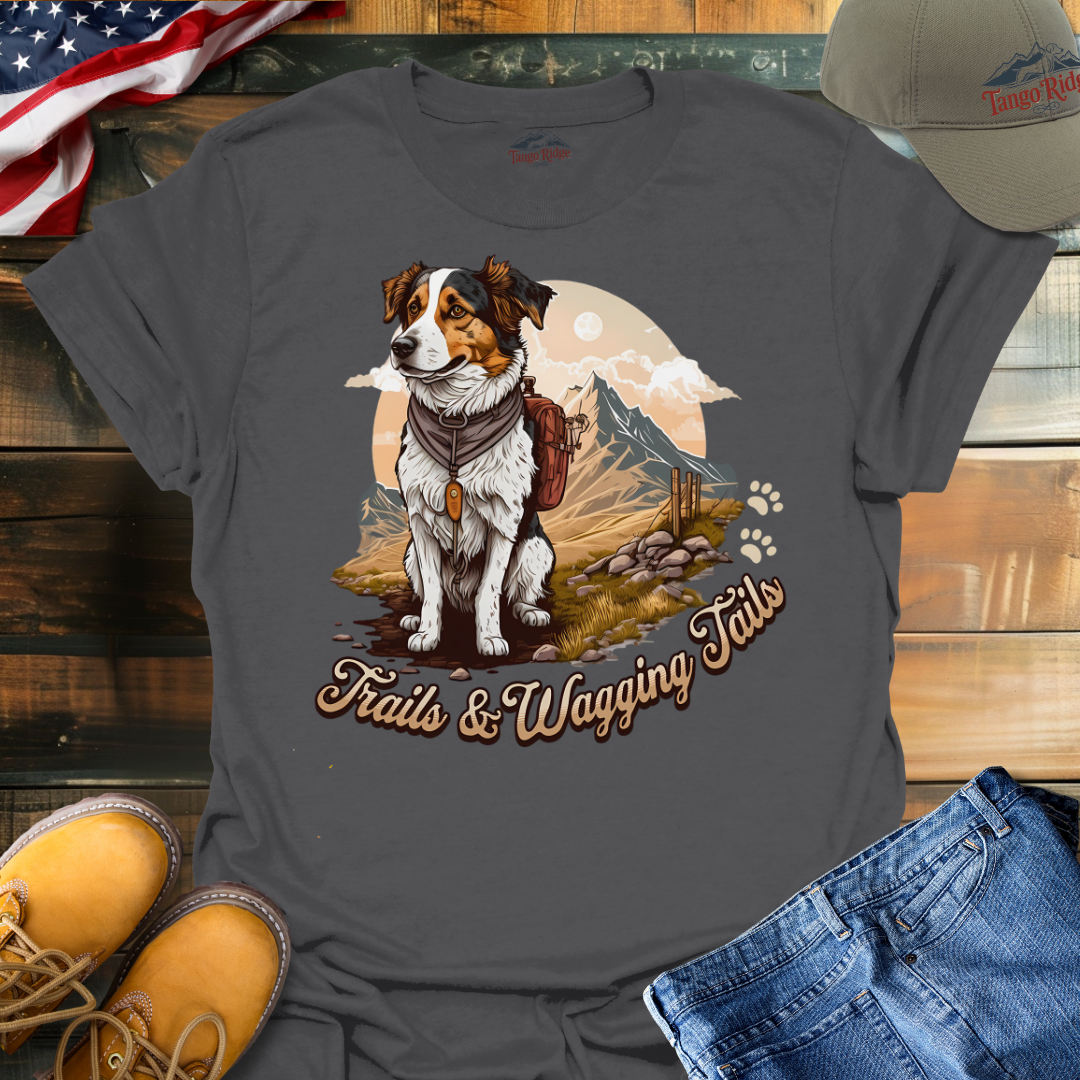 Trails and Wagging Tails | Unisex T-shirt