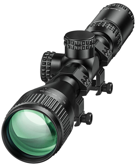 3-9x40 AO Scope with Fully Multicoated Lens, Adjustable Parallax, Shockproof and Waterproof Design 0