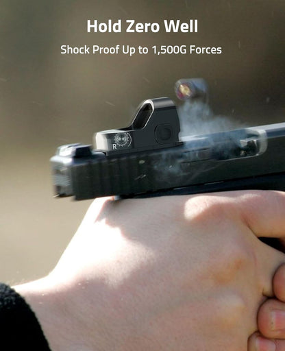 3MOA Red Dot Sight for Pistol with Motion Activation, Waterproof Design, Shockproof, 10 Brightness Settings 4