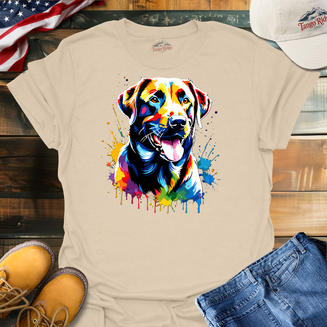 Labrador Vibes | Labrador Retriever Watercolor Print Unisex T-shirt