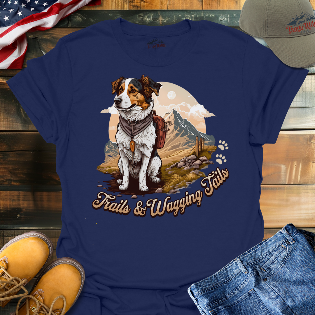 Trails and Wagging Tails | Unisex T-shirt