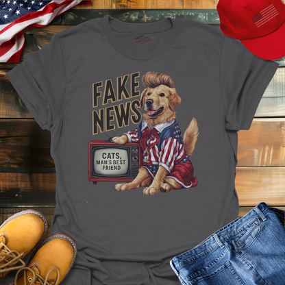 Fake News Cats Man's Best Friend | Unisex T-shirt