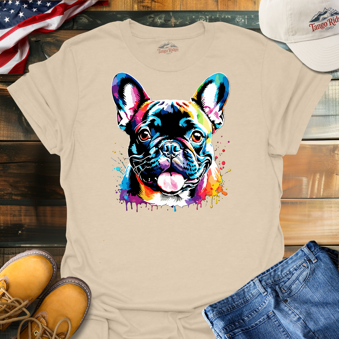 Fabulous Frenchie | French Bulldog Watercolor Print Unisex T-shirt