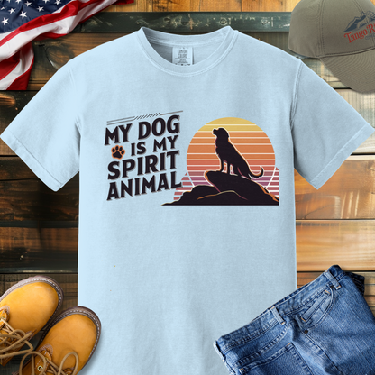 My Dog is My Spirit Animal Unisex Heavyweight T-shirt