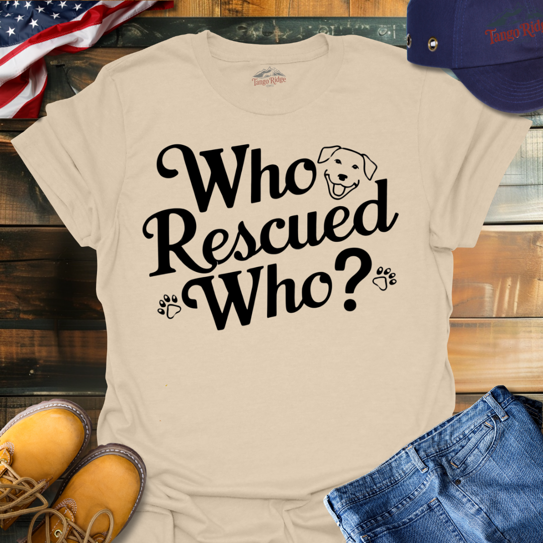 Who Rescued Who? | Unisex T-shirt