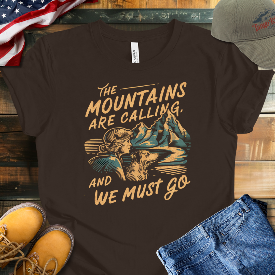 The Mountains are Calling and We Must Go T-shirt | V2