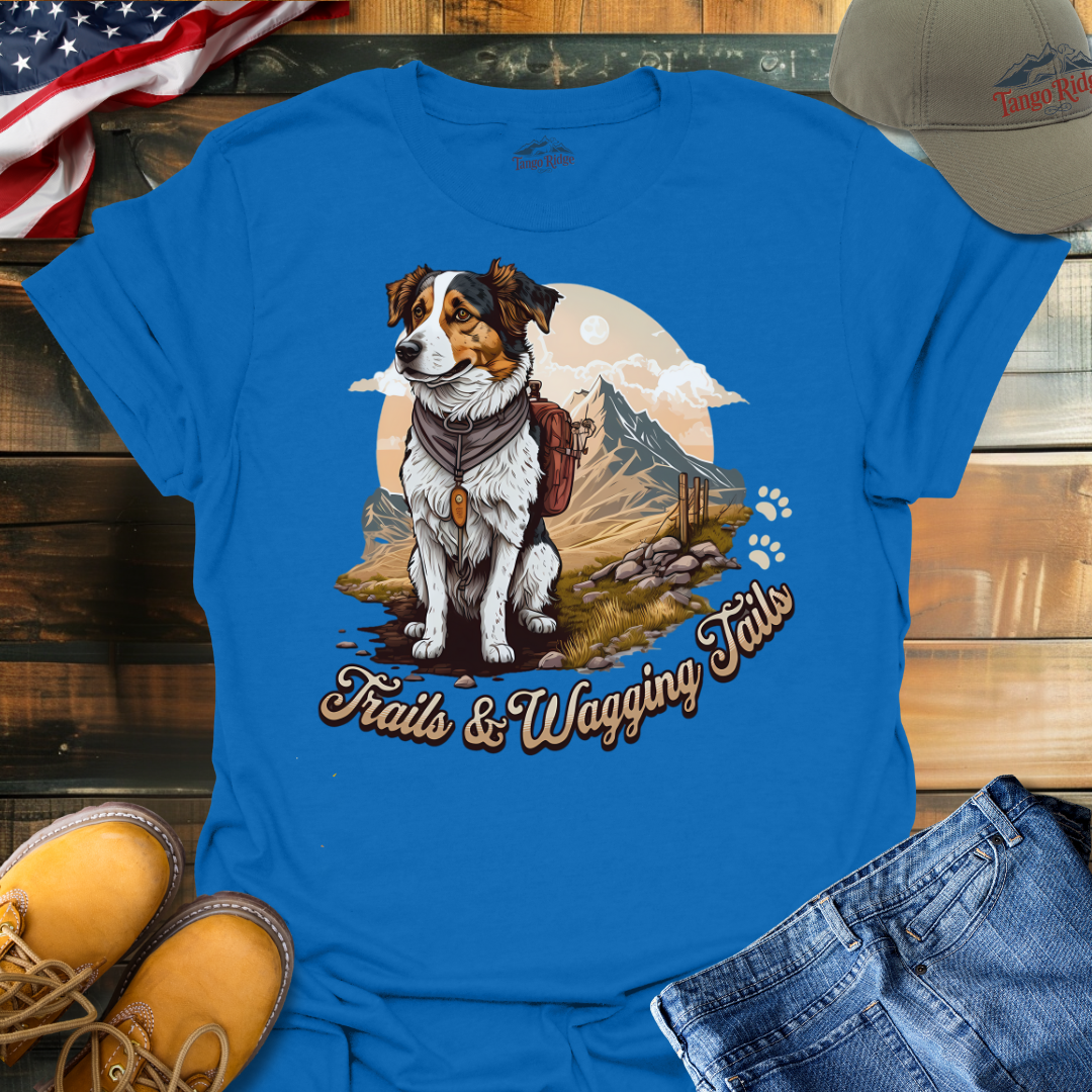 Trails and Wagging Tails | Unisex T-shirt