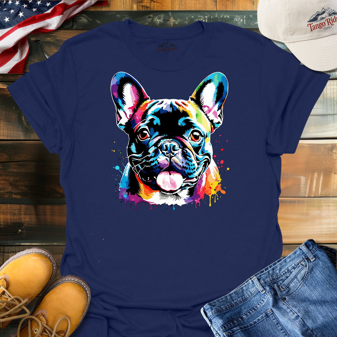 Fabulous Frenchie | French Bulldog Watercolor Print Unisex T-shirt