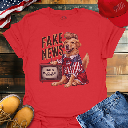 Fake News Cats Man's Best Friend | Unisex T-shirt