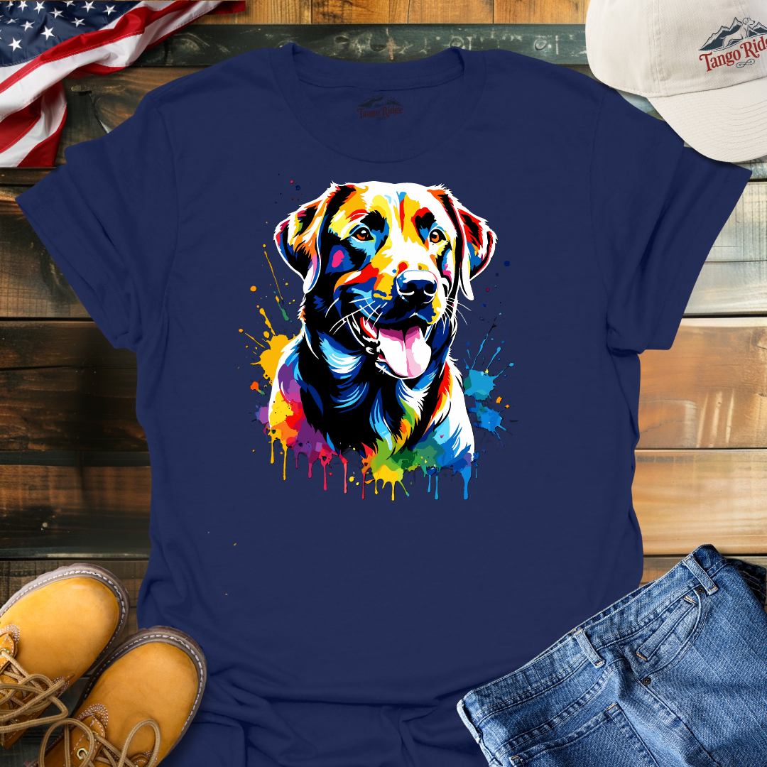 Labrador Vibes | Labrador Retriever Watercolor Print Unisex T-shirt