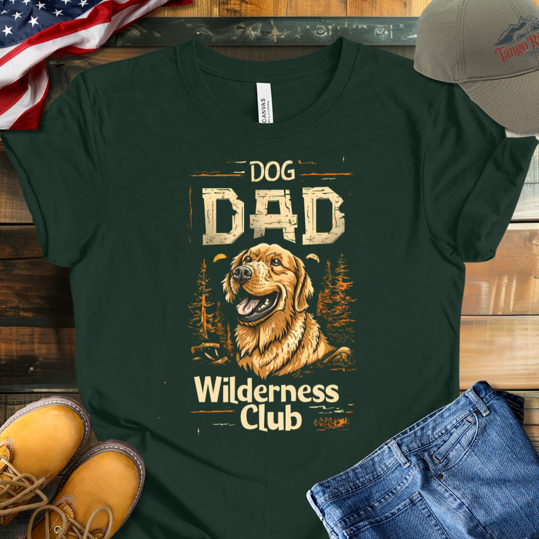 Dog Dad Wilderness Club T-shirt