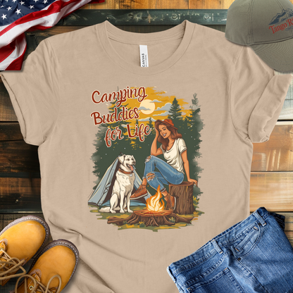 Camping Buddies for Life T-shirt