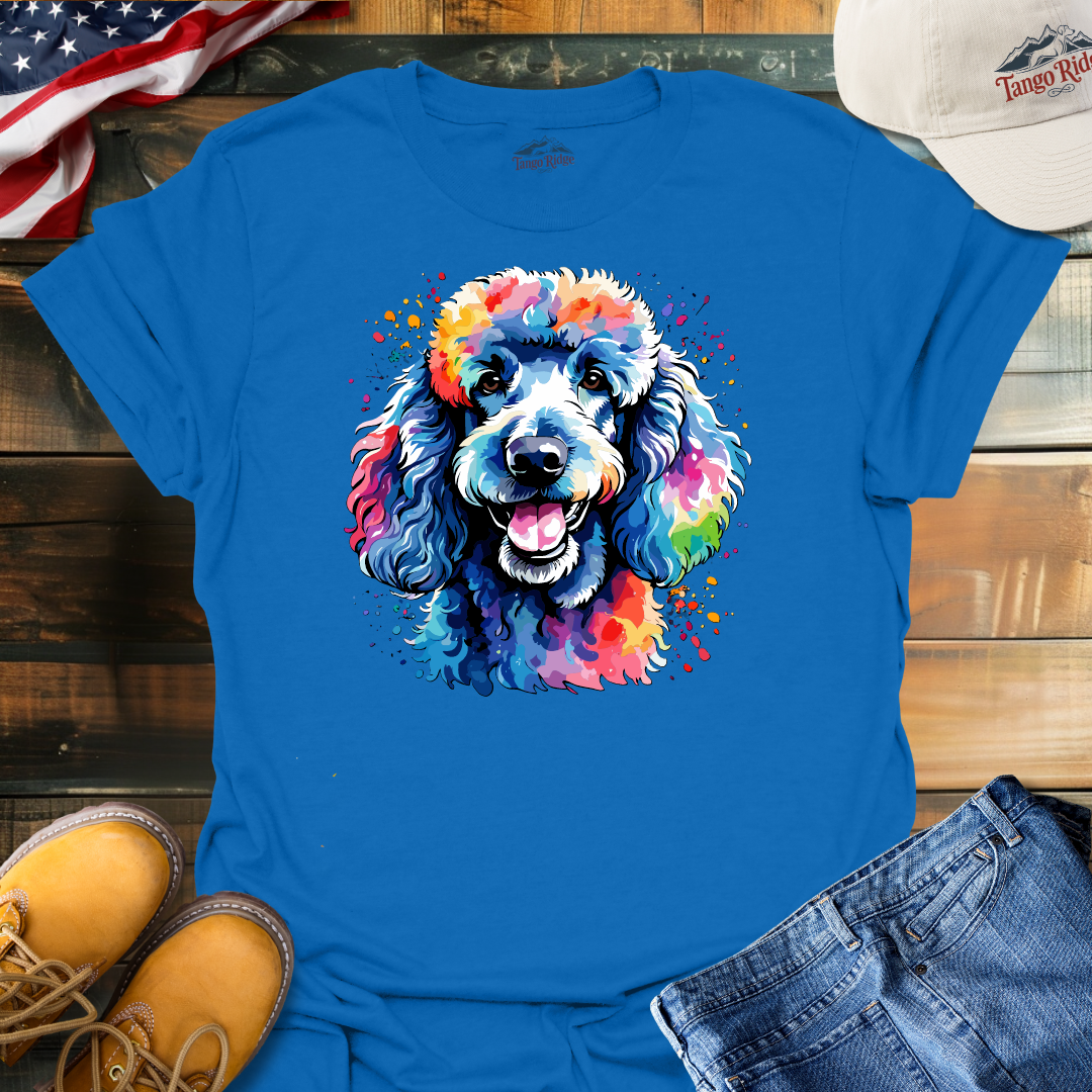 Posh Poodle | Poodle Watercolor Print Unisex T-shirt