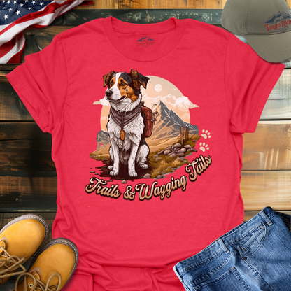 Trails and Wagging Tails | Unisex T-shirt