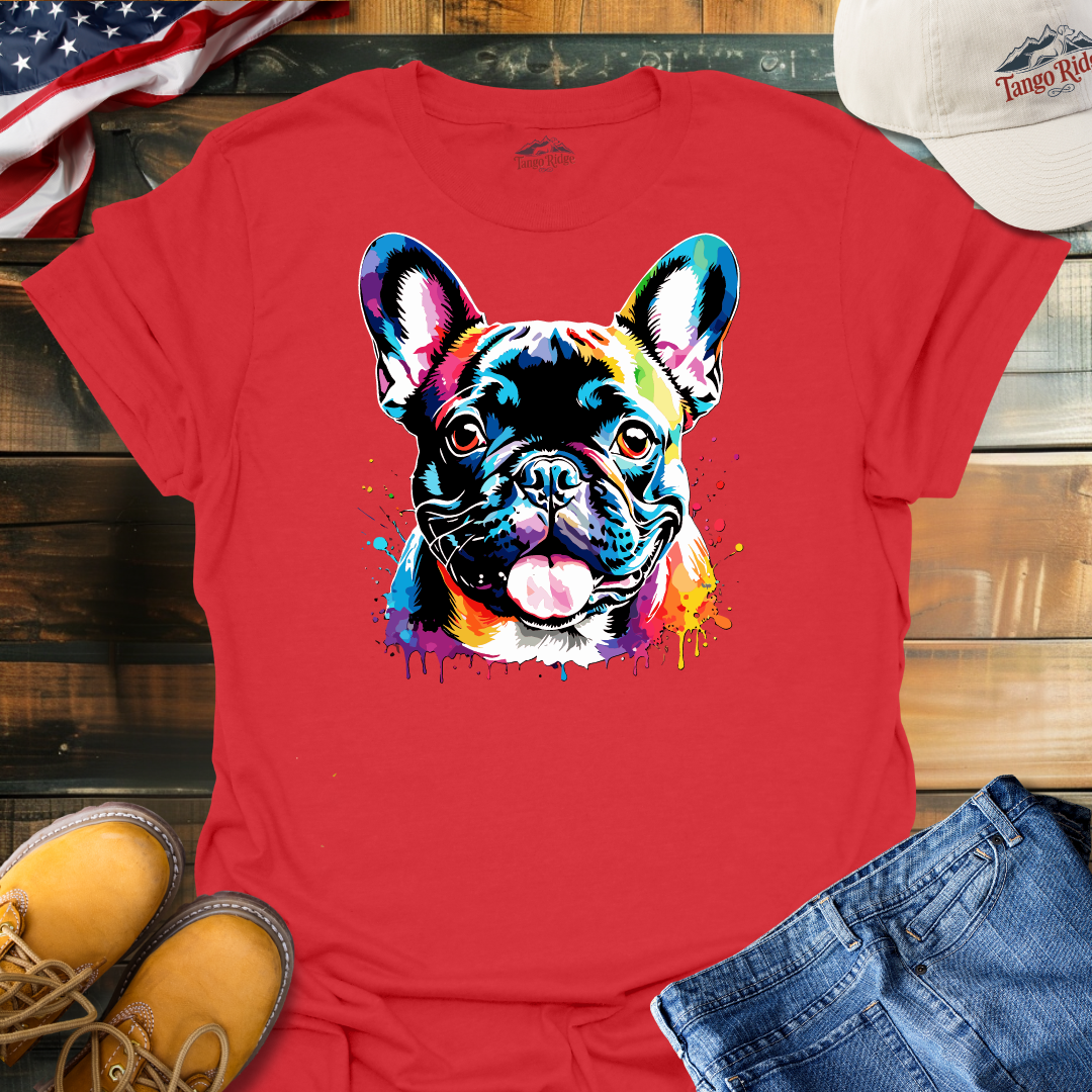 Fabulous Frenchie | French Bulldog Watercolor Print Unisex T-shirt