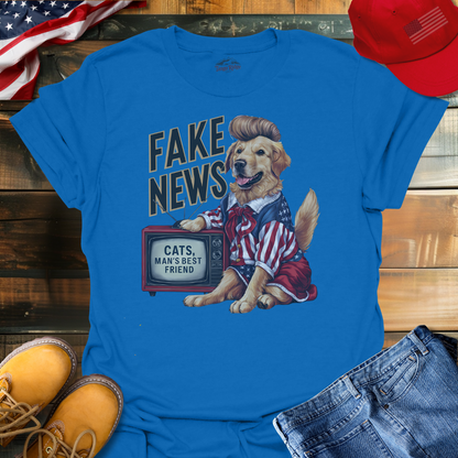 Fake News Cats Man's Best Friend | Unisex T-shirt