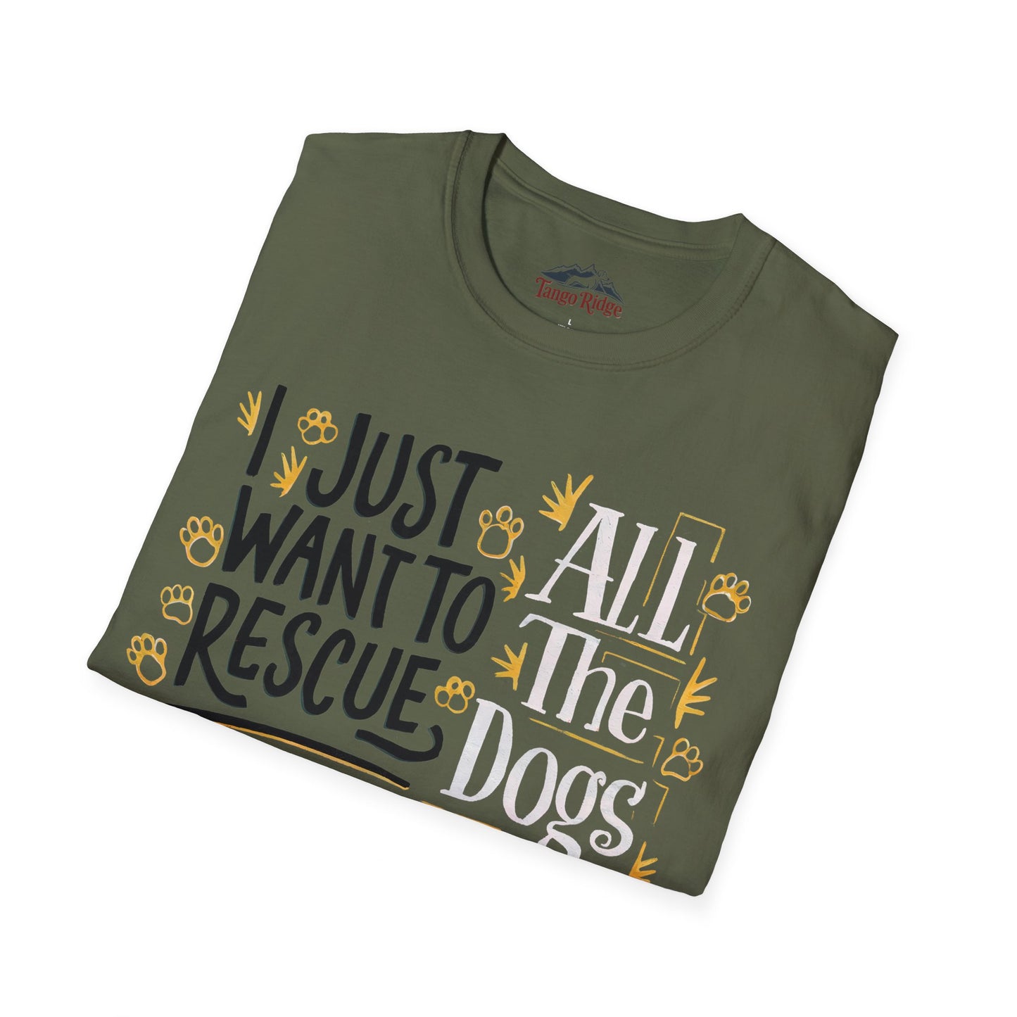 I Just Want to Rescue All the Dogs | Unisex T-shirt