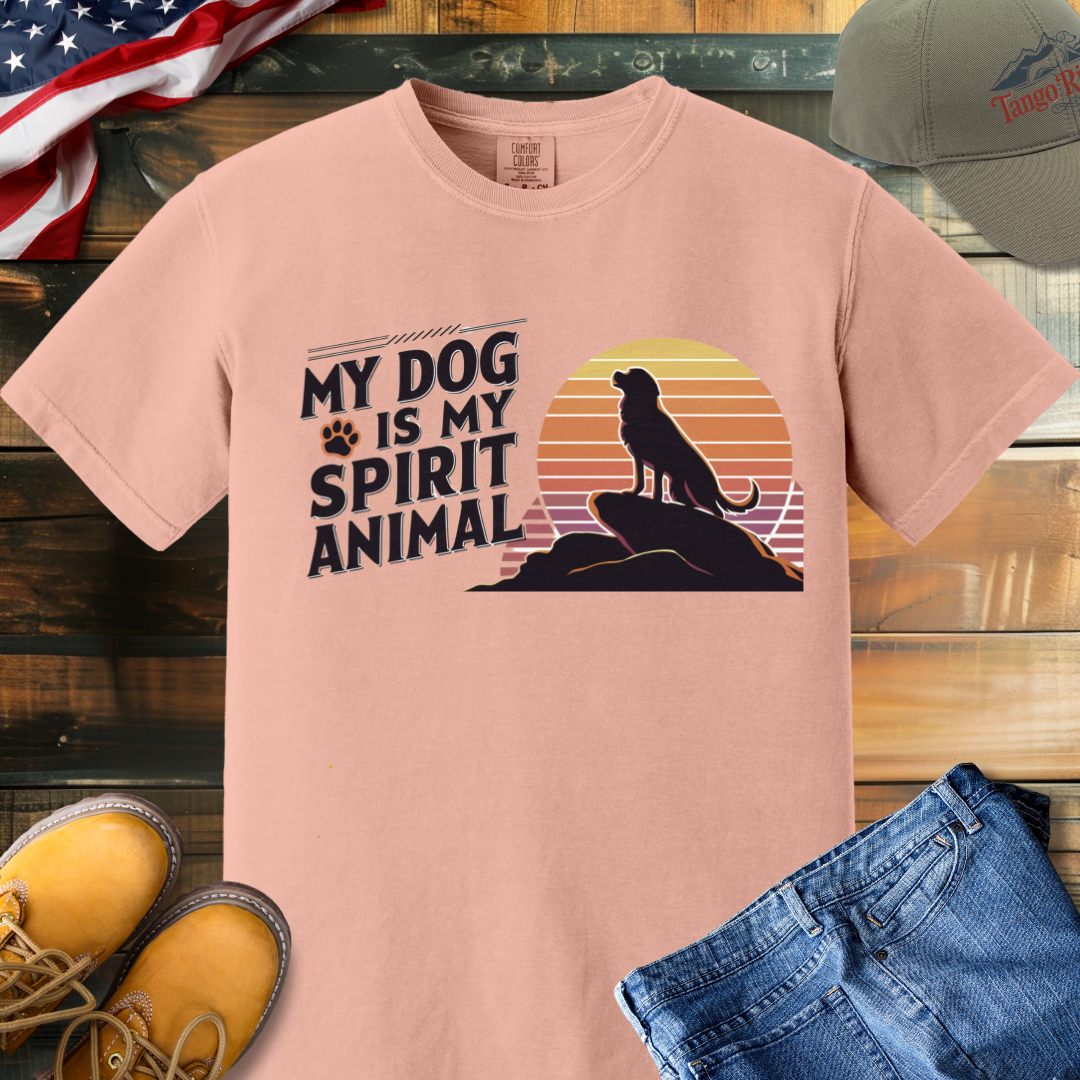 My Dog is My Spirit Animal Unisex Heavyweight T-shirt