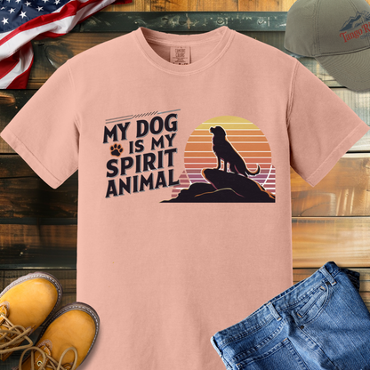 My Dog is My Spirit Animal Unisex Heavyweight T-shirt